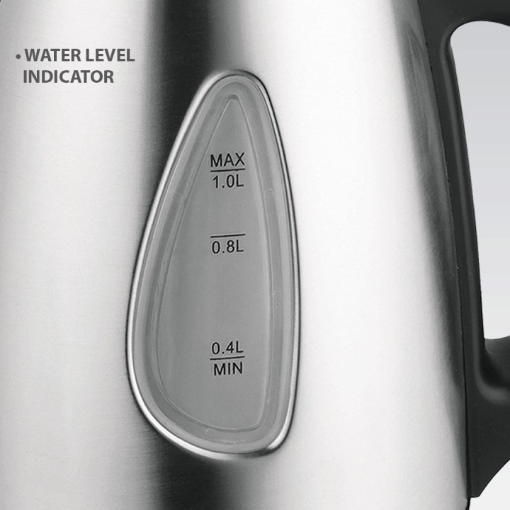 Bollitore elettrico MAESTRO MR-029NEW 1l Acciaio inossidabile 1600 W