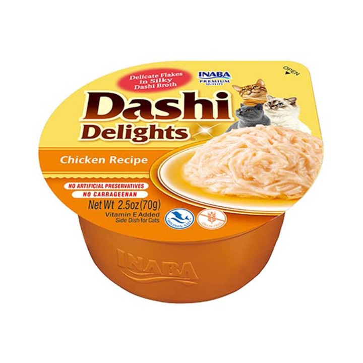 INABA Dashi Delights Pollo in brodo - snack per gatti - 70g