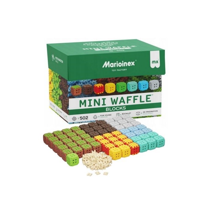 Marioinex Mini Waffle mattoncini costruzione 502 pezzi