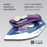 Ferro a vapore MAESTRO MR-317T 1100W ferro da viaggio Viola