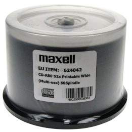 MAXELL CD-R 700MB 50 pz 52x80 min spindle CD-R per stampa