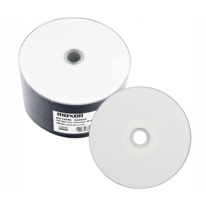 MAXELL CD-R 700MB 50 pz 52x80 min spindle CD-R per stampa