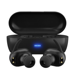 MAXELL MINI DUO Cuffie in-ear wireless con custodia di ricarica nero