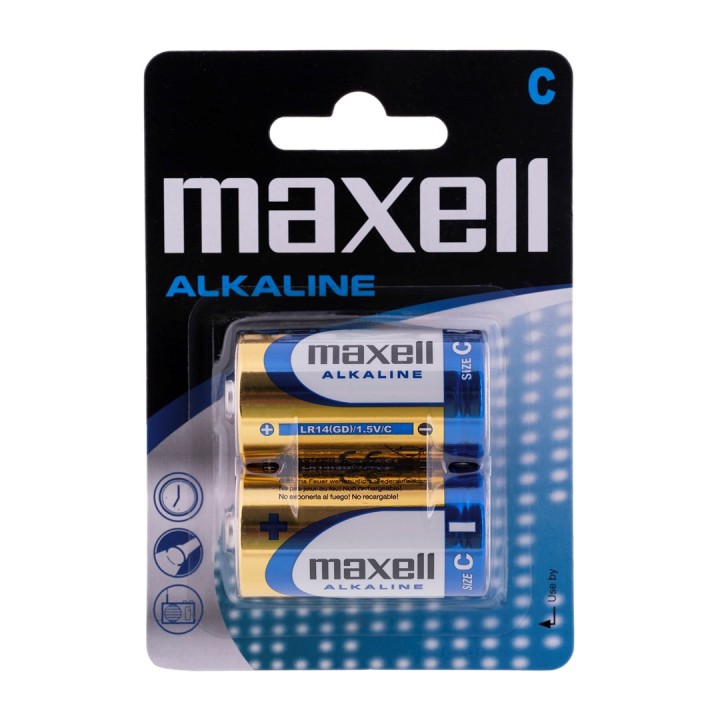 MAXELL batteria alcalina LR14 2 pz.