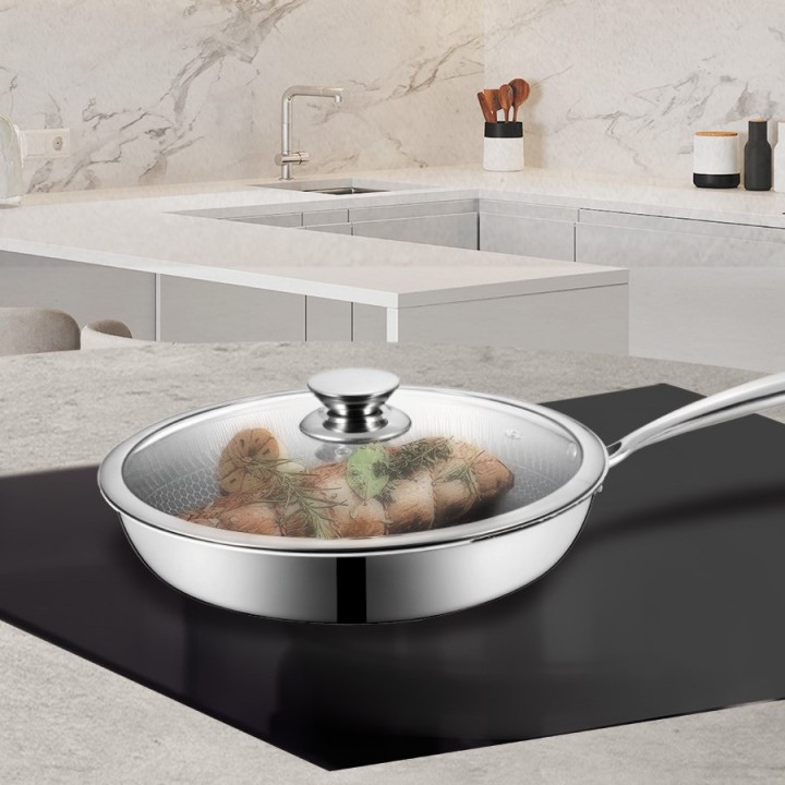 Padella con coperchio MAESTRO MR-1216 24 cm (MR-1216-24)