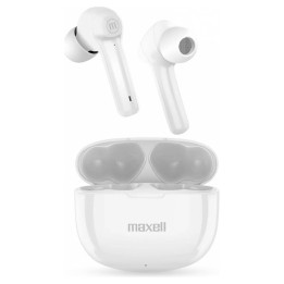 Maxell Cuffie wireless Dynamic+ con custodia di ricarica Bluetooth bianco