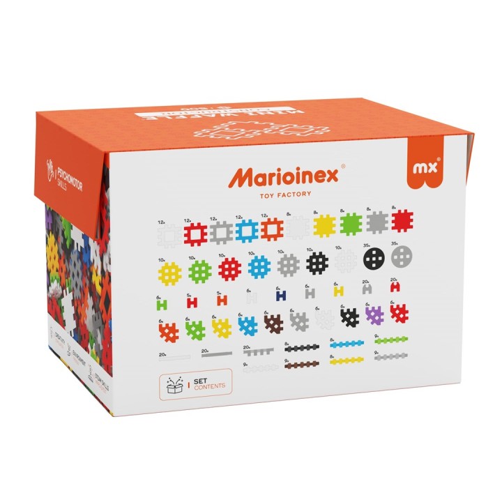 MARIOINEX mattoncini di costruzione Mini Waffle Constructor 500 pezzi
