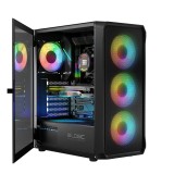 Logic PORTOS ARGB MINIDI USB 3.0 Case nero