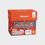 Marioinex mattoncini di costruzione Mini Waffle – City: caserma dei vigili del fuoco 280 pezzi