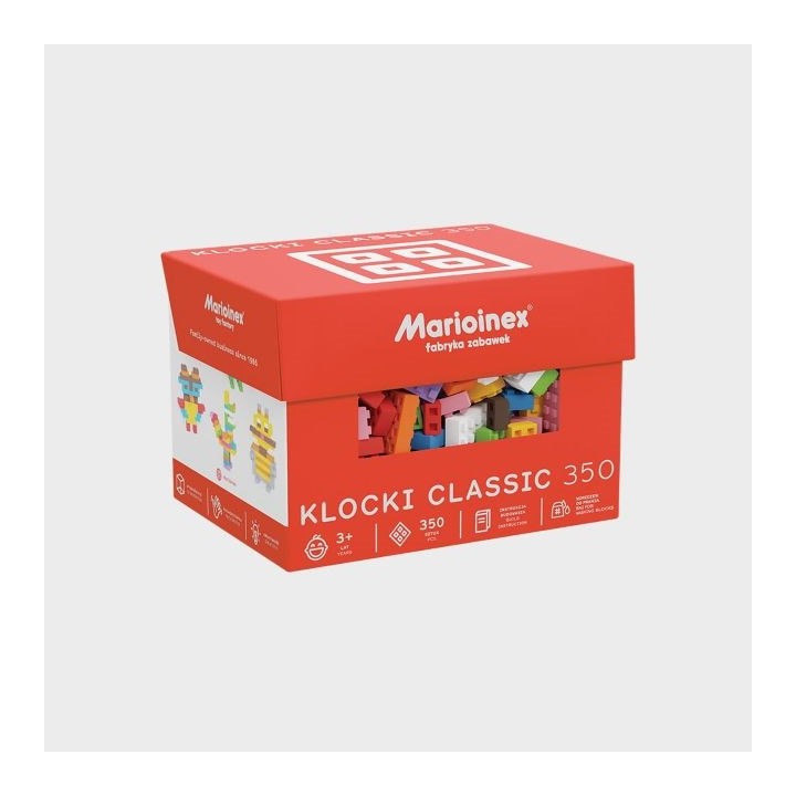 Marioinex mattoncini di costruzione Mini Waffle Classic 350 pezzi