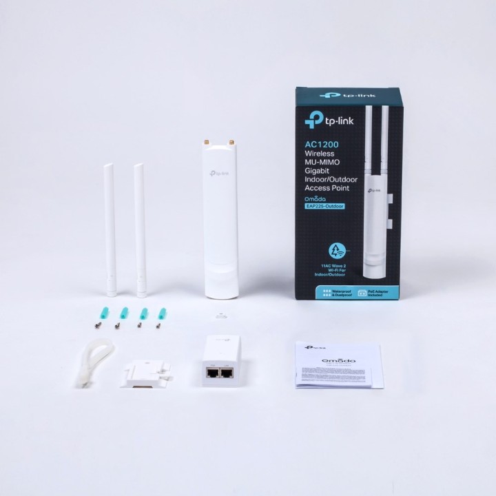 TP-Link Omada EAP225-Outdoor 1200 Mbit/s bianco Power over Ethernet (PoE)