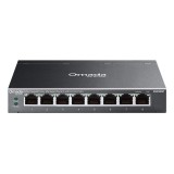 TP-Link Omada ES208GP switch di rete gestito L2 Gigabit Ethernet (10/100/1000) Power over Ethernet (PoE) DIN guida nero