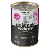 UNISZKI UNIsmak Manzo con patate dolci - cibo umido per cani - 400g