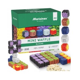Marioinex Mini Waffle mattoncini costruzione 206 pezzi