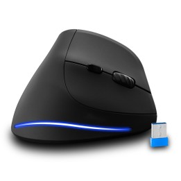 MEDIA-TECH VERTIC RF MT1123 Mouse verticale wireless RF 2400 DPI nero