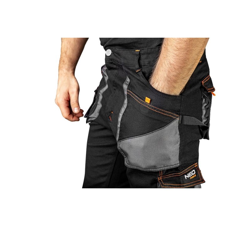 NEO TOOLS HD pantaloni da lavoro slim con cintura 81-238 taglia XS/46