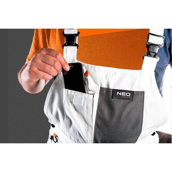 NEO TOOLS HD pantaloni da lavoro con pettorina taglia L/52