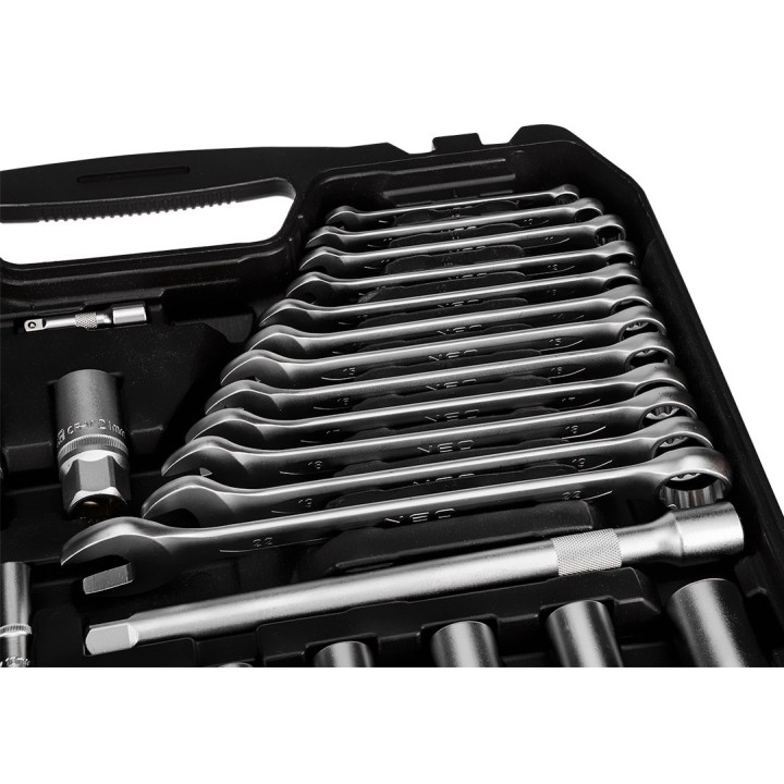 NEO TOOLS Set bussole 1/2 1/3 220 pcs finitura satinata