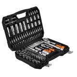 NEO TOOLS Set bussole 1/2 1/4 110 pcs Satin Finish 10-211