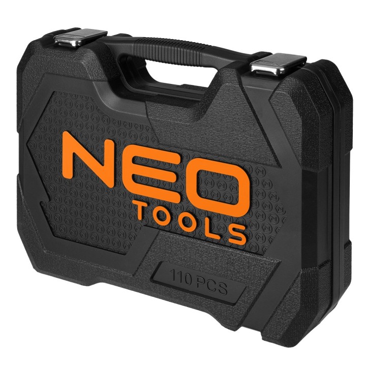 NEO TOOLS Set bussole 1/2 1/4 110 pcs Satin Finish 10-211