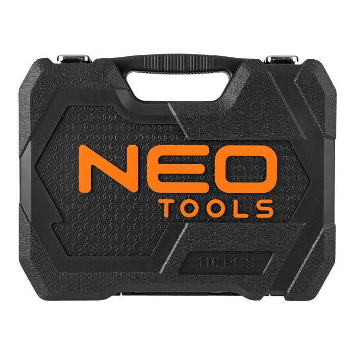 NEO TOOLS Set bussole 1/2 1/4 110 pcs Satin Finish 10-211