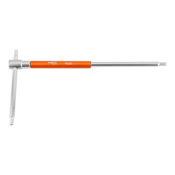 NEO TOOLS T-handle inserti a bussola 2–10 mm set di 10 pezzi con supporto
