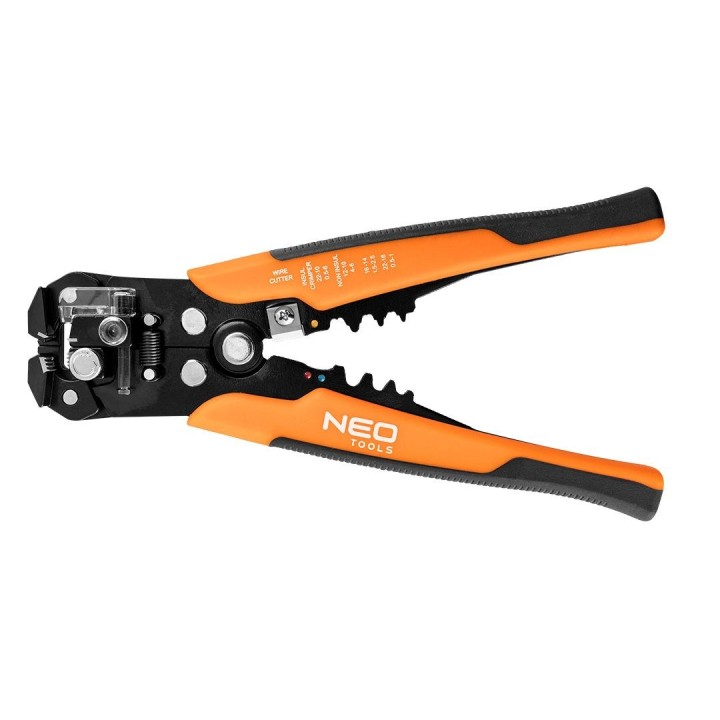 NEO TOOLS spelacavi automatico 205 mm tipo frontale + 230 connettori