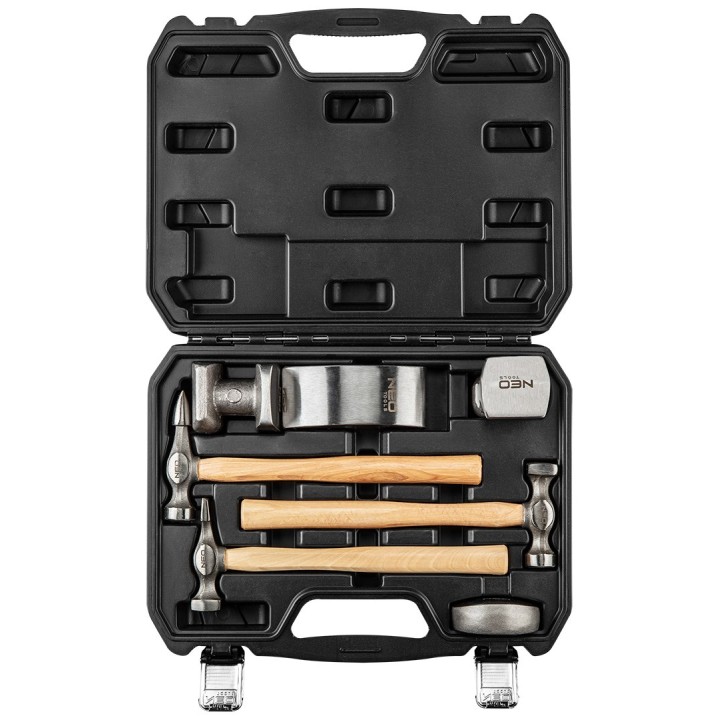 NEO TOOLS set martelli per carrozzeria 7 pcs