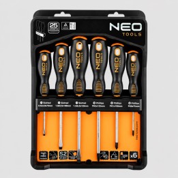 NEO TOOLS set cacciaviti 6 pcs