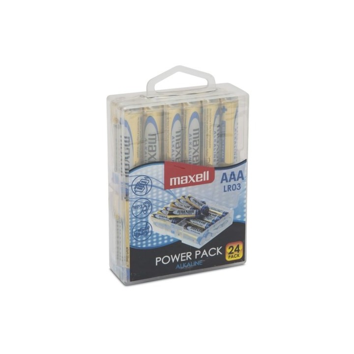 MAXELL batteria alcalina LR03 VALUE BOX 24 pz