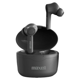 Maxell Bass 13 Sync Up Cuffie in-ear wireless Bluetooth con custodia di ricarica nere