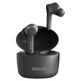 Maxell Bass 13 Sync Up Cuffie in-ear wireless Bluetooth con custodia di ricarica nere