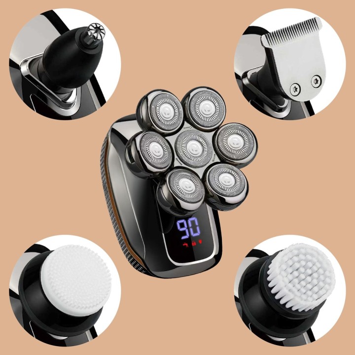 ELDOM RASOIO ELETTRICO PER VISO E TESTA 5-IN-1 G61