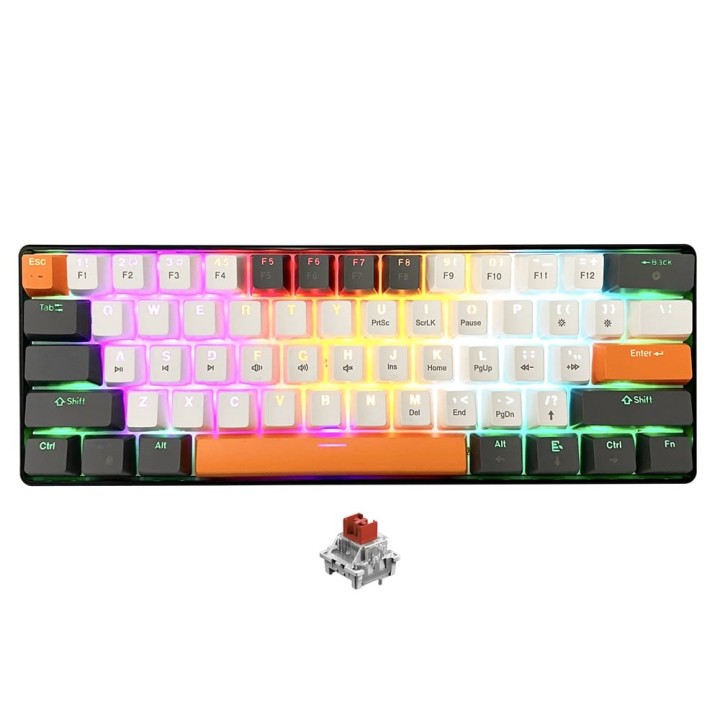 MEDIA-TECH TASTIERA MECCANICA 60% MT1258