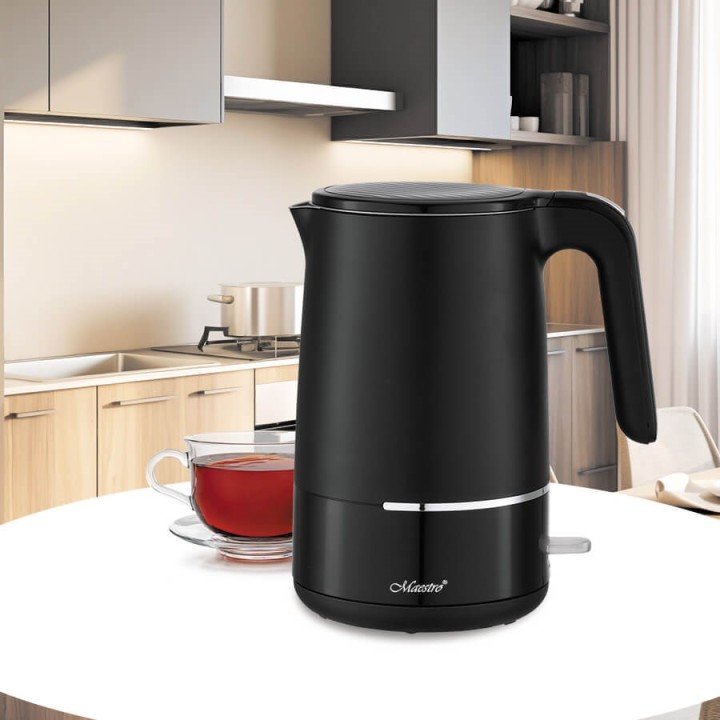 Maestro MR-037 Bollitore elettrico 1.7 L 1800 W (MR-037-BLACK) Nero