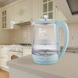 Maestro MR-052-BLUE Bollitore elettrico in vetro blu 1.7 L