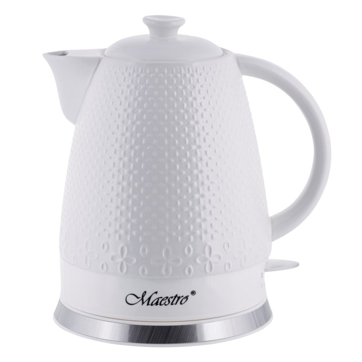 Maestro MR-073 Bollitore elettrico 1.2 L 1200 W bianco