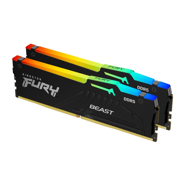 Kingston Technology FURY Beast 64GB 6000MT/s DDR5 CL30 DIMM (Kit di 2) RGB EXPO