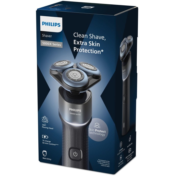 Philips Rasoio 5000X serie X5006/00 Rasoio elettrico bagnato e asciutto