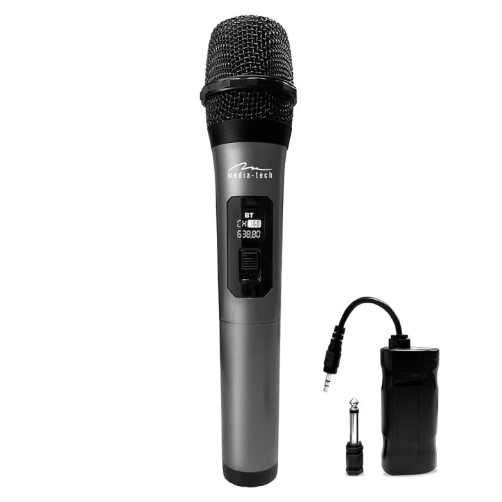 Microfono wireless per speaker karaoke MIC HERO WIRELESS MT398