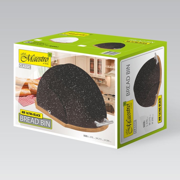 Maestro MR-1678G-BLACK Bread Loaf nero