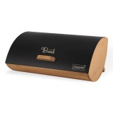Maestro MR-1775-BLACK bread box Altro Nero Legno Bambù Metallo
