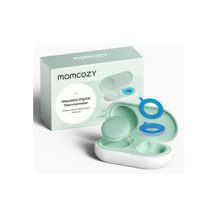 Momcozy T31 Termometro smart per neonati Verde
