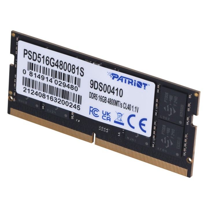Patriot Memory Signature PSD516G480081S Modulo di memoria 16 GB 1 x 16 GB DDR5 4800 MHz
