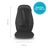 Ecomed MC-15E Cuscinetto massaggiante nero 24 W