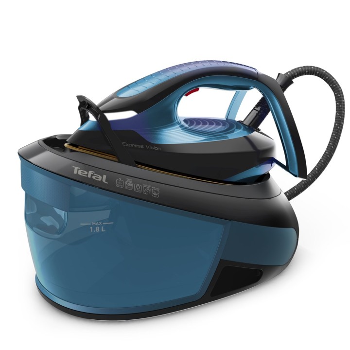 Tefal Express Vision SV8151 2800 W 1.8 L Durilium AirGlide Piastra Autoclean blu nero