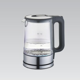 Maestro MR053 Bollitore elettrico 1.7 L 2200 W Nero Trasparente