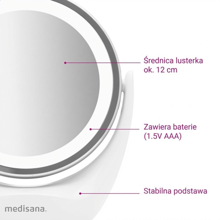 Medisana Specchio cosmetico 2 in 1 CM 835