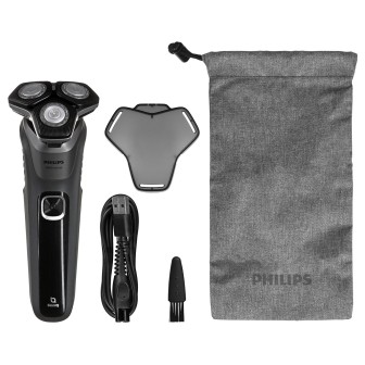 Philips SHAVER serie 5000 S5887/10 rasoio elettrico bagnato e asciutto con custodia morbida