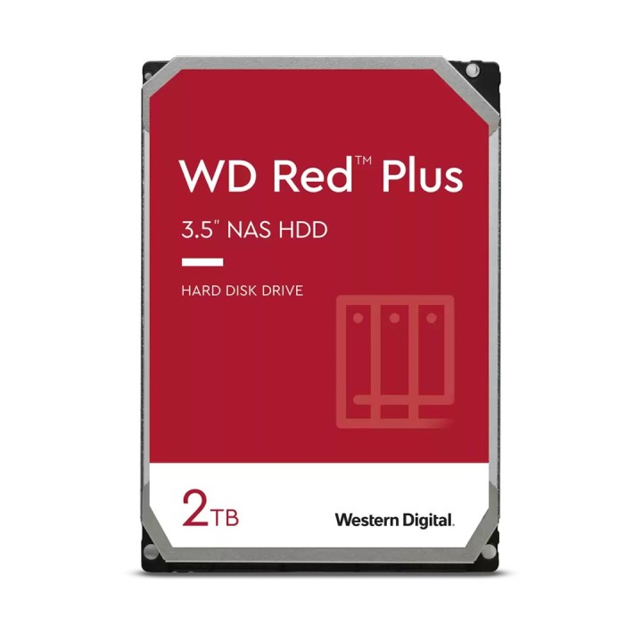 Western Digital Red Plus disco rigido interno 2 TB 5400 RPM 64 MB 3.5 Serial ATA